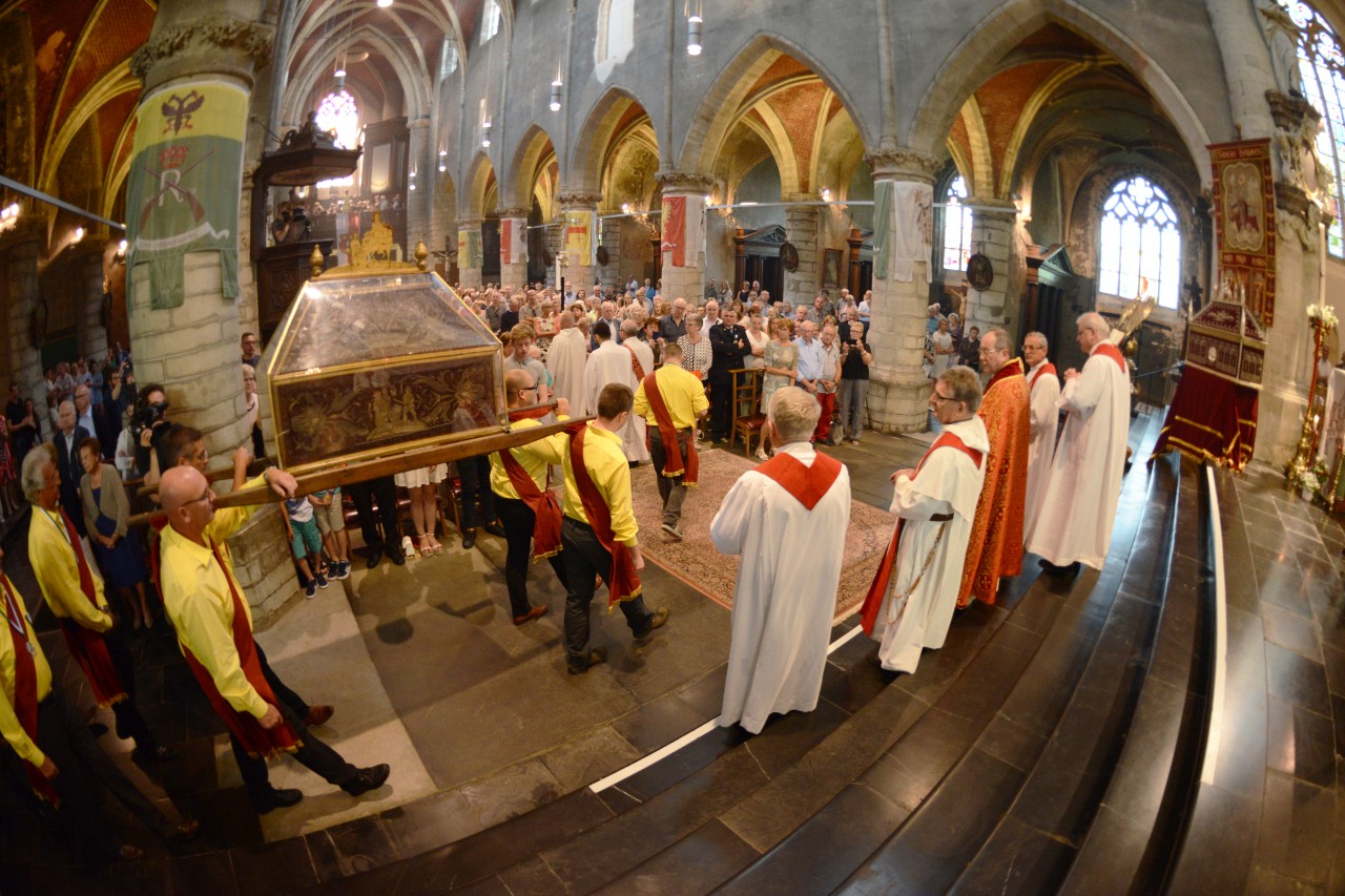 Ronse, Basilica di S. Ermete. Concelebrazione eucaristica di apertura dei festeggiamenti (26/05/2018)