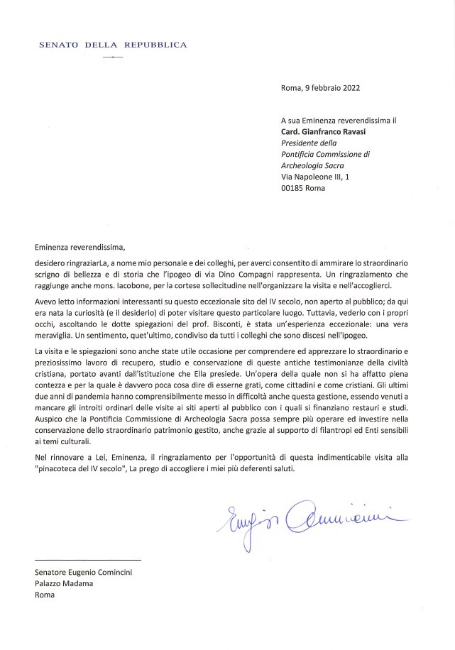 Lettera Comincini